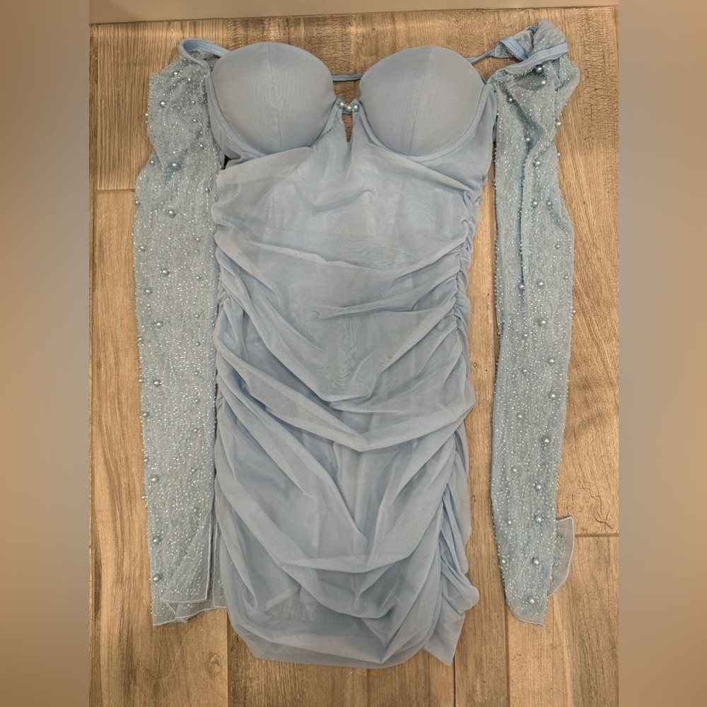 Oh Polly St Germain Embellished dress